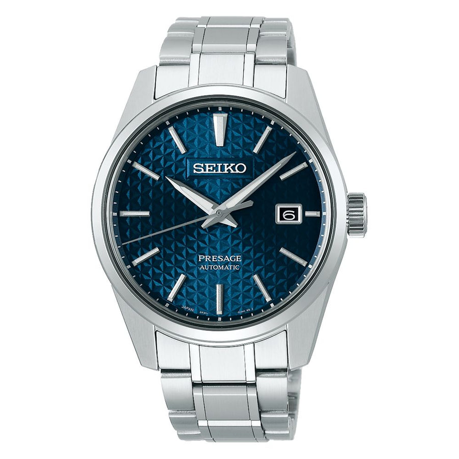 セイコー プレザージュ SARX077 メカニカル腕時計,ステンレスケース,ブルー「藍鉄（あいてつ）」ダイヤル,ステンレスのファイブリンクバンド