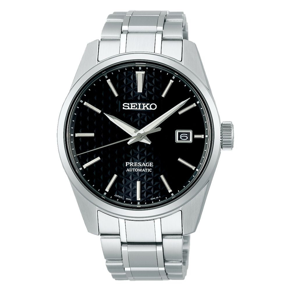 セイコー プレザージュ SARX079 メカニカル腕時計,ステンレスケース,ブラック 「墨色(すみいろ)」ダイヤル,ステンレスのファイブリンクバンド